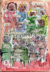 the volunteer choir visits the care home at Christmas