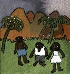 a dull day with heavy rain coming in the Caribbean